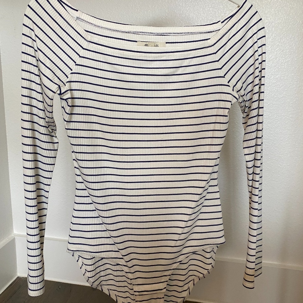 Madewell striped onesie size S bodysuit